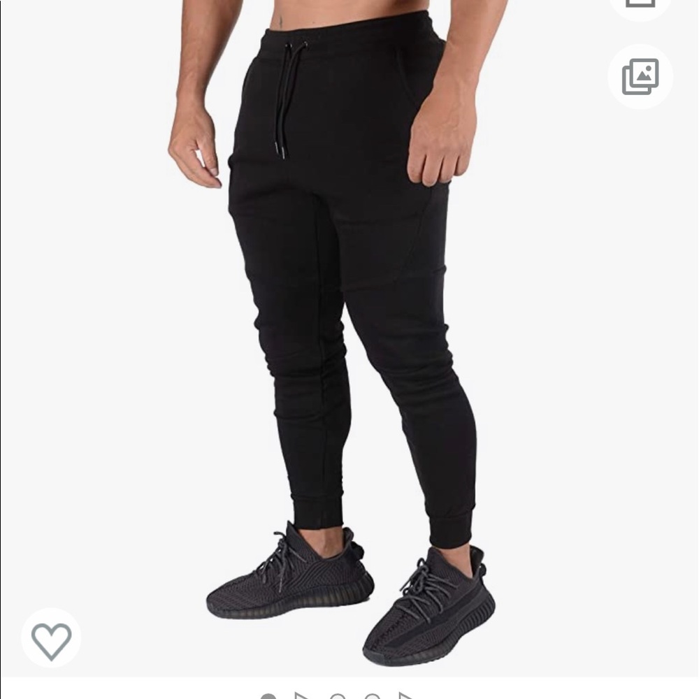Black joggers